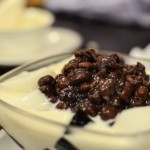 Red bean and coconut milk dessert