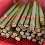 The Burmese cigars, called cheroot, are open-ended on both sides.