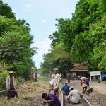 Burmese workers on the (rail)road to Mandalay